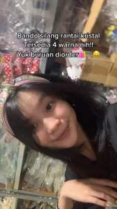 SHARON - BANDO HEADBAND SIMPUL KRISTAL / BANDO BANDANA KOREA STYLE PREMIUM