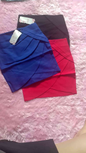 Des rok mini impor B01 silang rok casual kekinian fashionable