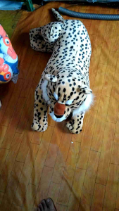 BONEKA KUCING MACAN TUTUL HARIMAU SINGA JUMBO BESAR GIANT KARAKTER BINATANG MAINAN ANAK KADO