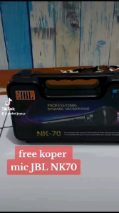 mic JBL NK70 free koper free kabel mic kabel Jbl NK 70 mic vocal microphone serbaguna microphone multifungsi mic pidato karaoke acara