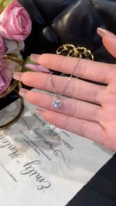 (Bebas beli 2 dapat bonus) H-Girl888 COD K39 Kalung Zircon pesta Titanium wanita Korea original elegan