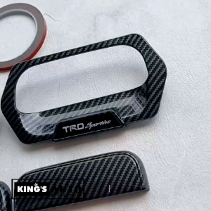 Paket Handle Outer Pintu Cover Pengaman Pintu Grandmax TRD Carbon Glossy