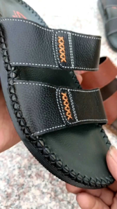 Dép nam 2 quai ngang da bò Dép nam thời trang trẻ trung DT2Q20 đế doctor êm chân may khâu đế bền đẹp