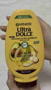 DẦU XẢ GARNIER ULTRA DOLCE 250ML CHIẾT XUẤT TỪ QUẢ BƠ - HÀNG NHẬP Ý
