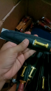 aksesoris pramuka/belati pramuka pisau double/belati pramuka warna hitam