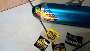 Knalpot FMF PNP untuk CRF KLX/DTRACKER WR dan lain-lain motor trail. Full System.