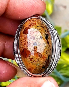 EST. JARI 8 - 9 NATURAL CINCIN BATU AKIK PIRUS PERSIA