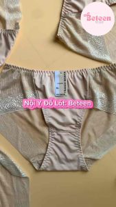 Combo 5 Quần Lót Thể Thao Không Lằn Mông Cao Cấp Mới Màu Da   Quần Nữ Thun Lạnh Phối Ren Tản Nhiệt Mát Mềm Mịn - Nội Y Đồ Lót : Beteen