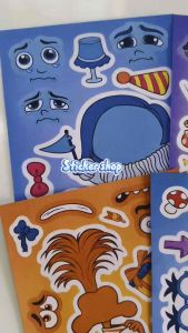 Set 8in1 sticker trong phim Inside out hài hước
