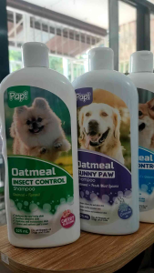 PAPI OATMEAL Shampoo 525mL for pets. shampoo for pets