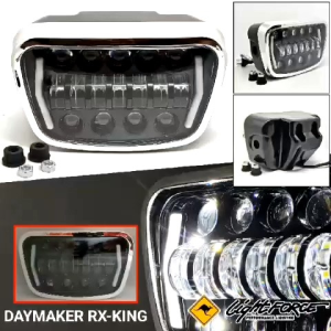 LAMPU DEPAN DAYMARKER RXKING/HEADLAMP DAYMAKER RX KING/FOGLAMP JEEP DAYMAKER RX KING 7IN1 SEN/SENJA/SEN/JAUH/DEKAT