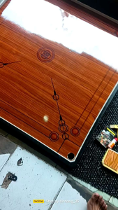Meja Karambol Besar Ukuran 90x90cm Permainan Keluarga Untuk Usia 8 Tahun Ke Atas Meja Karambol Warna Coklat Gelap Dan Putih - Lazada