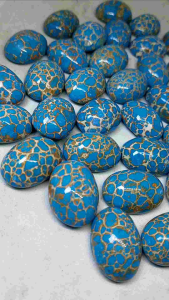 Batu pirus mesir urat merah gradasi putih / mata cincin akik virus mesir ceplok kuro jumbo njenong mumbul