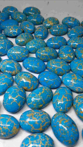 Batu Pirus Mesir Urat Emas / Mata Cincin Akik Virus Mesir Ceplok Kuro Jumbo Njenong Mumbul