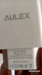 AULEX AG-04 Fast charger adaptor real 24a singel port kwalitas bagus