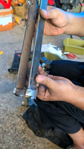 Treker Lepas Komstir di Fork segitiga motor super kuat mudah dan premium