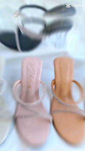 คลินิก สี ไซส์ใหญ่ 41 - 45 นิ้ว รองเท้าส้นแก้ว ปาร์ตี้ ที่มีออกงาน รองเท้าผู้หญิง