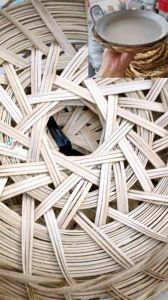 Rế đan tre lót chảo nồi niêu - làm bằng thủ công tiện dụng đẹp mắt