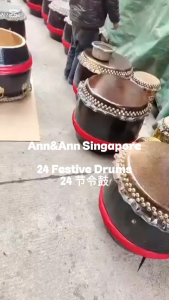 24 Festive Drums 24节令鼓 Set | 16 & 18 Inch | Kids & Adults Performance Drum CNY School Event