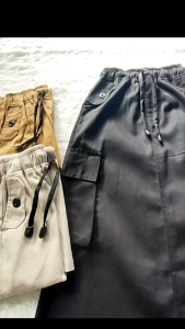 Rok Cargo Anak Perempuan Bahan Katun Twill Combet 5-12 Tahun / Rok Span Cargo Anak Perempuan