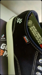 Geoff Max - Timeless Low Black White STZ l Shoes Vulcanized l Sneakers l sepatu l Sepatu Pria Wanita