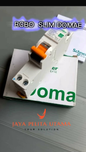Mengenal RCBO ELCB Slim Domae Schneider C6-10-16-20-25A
