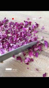 คุกกี้ทองเสน่หา ”รสกลีบกุหลาบ“ หอม อร่อย กลมกล่อม คุกกี้แบบไทย สูตรหวานน้อย