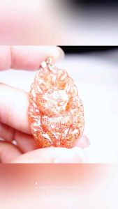 「SG SHOP」Golden Sunstone Nine-Tailed Fox Pendant 金太阳石九尾狐仙吊坠