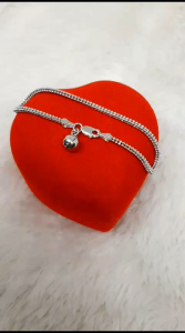 Gelang Biji Lada Krincing Perak Asli 925