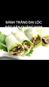 BÁNH TRÁNG ĐẠI LỘC_ CUỐN SIÊU NGON  ĐẶC SẢN QUẢNG NAM(  2 Gói =1kg)