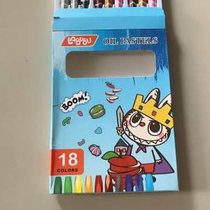 Crayon Oil Labubu 18 Warna 3018/ Crayon Labubu 24 Warna 3024