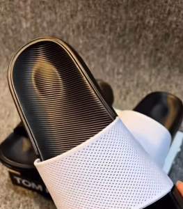 Sandal Slide TRENDY Lokal High Quality Slop Elegant Full Hitam Dewasa Lentur Ringan Tahan Air