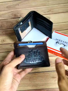 Dompet Saku cabut kulit sapi pria Dompet