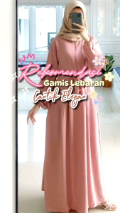 Dress Maxi Dewasa Jumbo Kekinian / Gamis Maxi Jumbo Terbaru / Gamis Polos Lebaran Terbaru