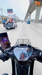 NAPOLEON บานกระจกชัด 100% กระจกซิ่งทรง Honda Yamaha สติ๊กเกอร์สั่งแยก พร้อมหูแปลง