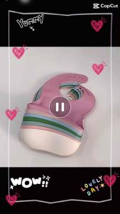 Yếm Ăn Dặm Silicon Cho Bé Nhiều Màu.