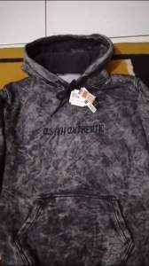 ASNH Hoodie Panjang Washing Full Bordir A219 // ASNH Hoodie Washing Snowblack tebal Premium