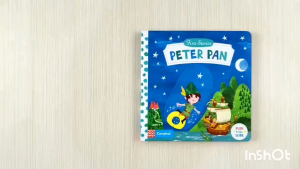 Campbell First Stories Peterpan Push Pull Slide Board Book