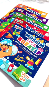 Buku MUSLIM KECIL KREATIF: Warnai Doodle Sesuka Hati | By el-Hana