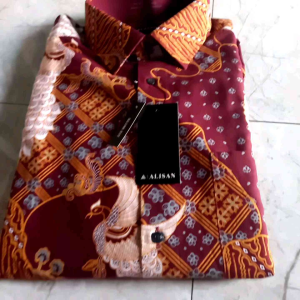 KEMEJA BATIK ALISAN LENGAN PANJANG//KEMEJA BATIK ALISAN SLIMFIT