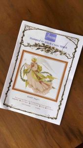 Purpleknows Cross Stitch  Angel of Autumn 75x65cm Stamped or Printed Fabric COMPLETE SET 11Count Aida Cloth Pattern Handmade Craft Needlework Home Decoration Ready Stock Fast Shipping