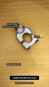 holder handle sub assy (GS 76) holder dudukan stang stir sparepart roda tiga