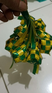 (banting harga!!!)ketupat mini ketupat hiasan parcel ketupat kecil