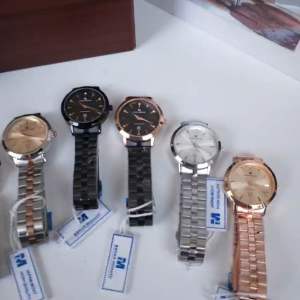 GARANSI TERBAIK ☑️ Jam Tangan Wanita Seven Minute M744 Body Bulat Rantai Steel