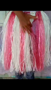 rok rumbai  merah putih rumbai tali rafia cocok untuk acara Agustus bisa Request warna