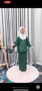 BAJU KURUNG KEDAH BUDAK kain COTTON