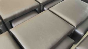 เก้าอี้ร้านนวด เฟอร์นิเจอร์รองเท้า เก้าอี้ร้านสปา 1 ชุด/2ชิ้น ขนาดหน้ากว้าง 50 ลึก 40 สูง 40 cm.