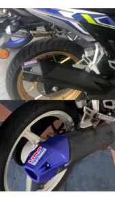 RS150 V1 V2 MUFFLER COVER REAR END CAP