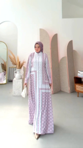 DieraOlshop48 DRESS GAMIS MODE ADISHA TERBARU BY HMF 100%ASLI REAL ADA MODE NAOMI