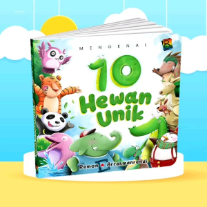 Buku Anak Boardbook - 10 Hewan Unik